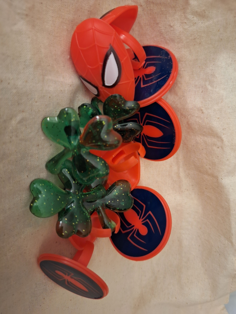 Spider-Man And Shamrock Ring Cake Topper Cup cake Set